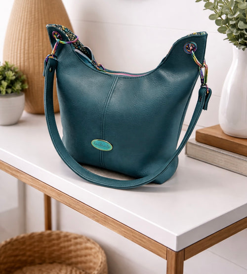 Hobo Bags for Women Soft Vegan Leather Shoulder Handbag Slouchy Tote Purses