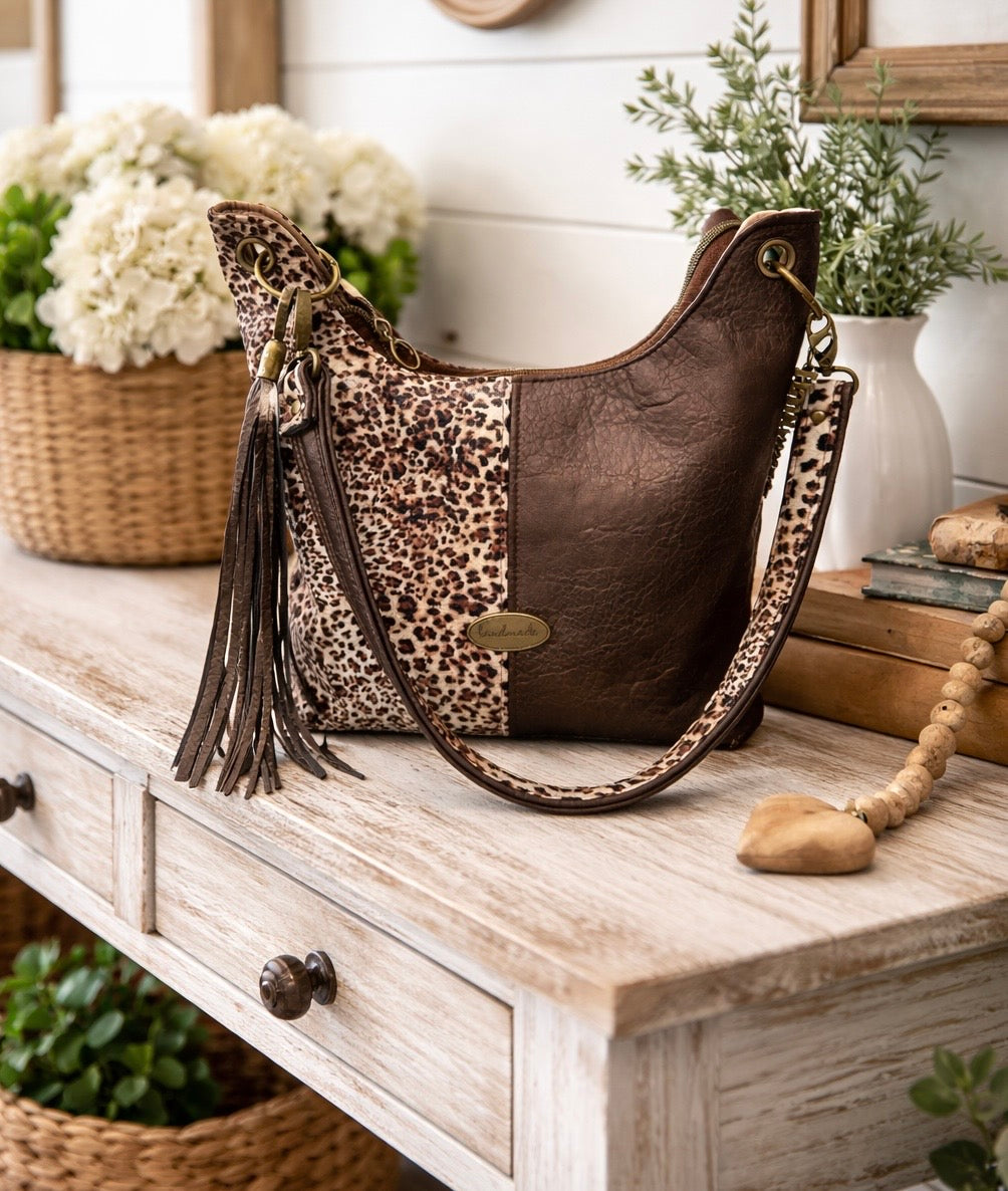 Hobo Bags for Women Soft Vegan Leather Shoulder Handbag Slouchy Tote Purses